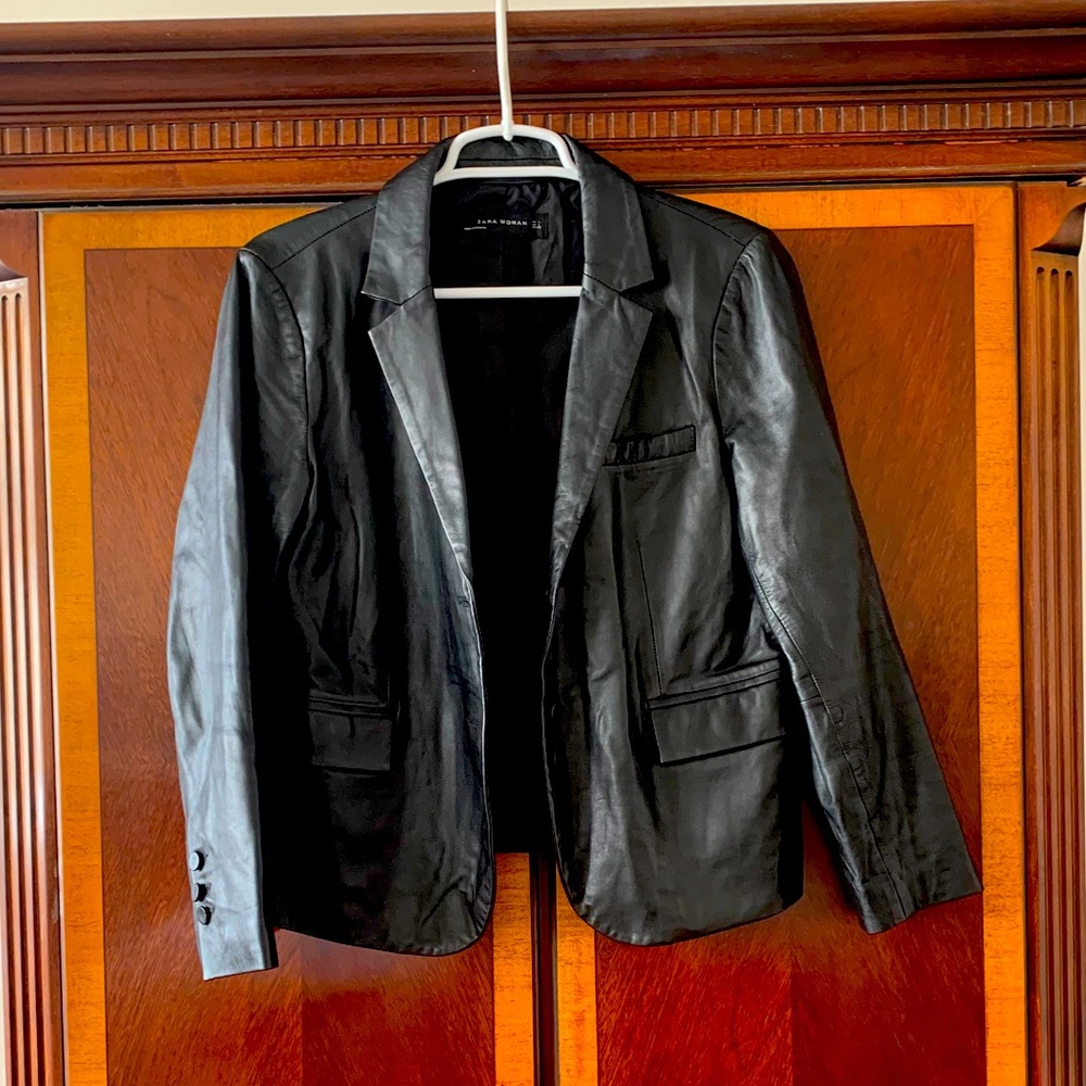 Learher blazer
